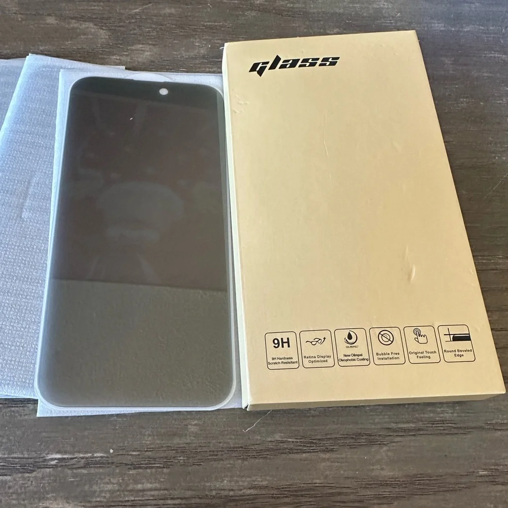 Black Screen Protector for Smartphones
